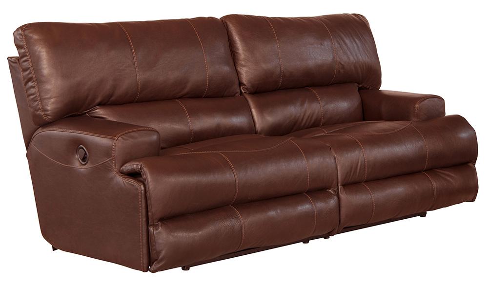 Catnapper - Wembley Lay Flat Reclining Sofa in Walnut - 4581/1283-19/3083-19 veiw 1