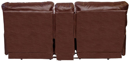 Catnapper - Wembley Power Headrest Power Lay Flat Reclining Console Loveseat in Walnut - 64589/1283-19/3083-19 veiw 3