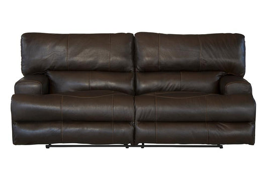Catnapper - Wembley Power Headrest Power Lay Flat Reclining Sofa in Chocolate - 64581128309308309 veiw 1