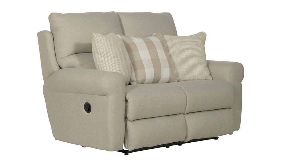 Catnapper - Westport Lay Flat Reclining Loveseat in Cement/Linen - 1212160538253316 veiw 1