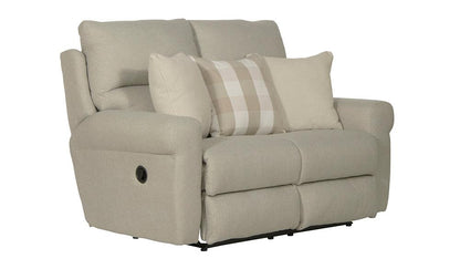 Catnapper - Westport Lay Flat Reclining Loveseat in Cement/Linen - 1212160538253316 veiw 1