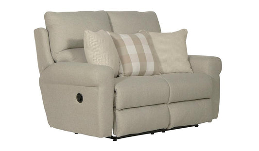 Catnapper - Westport Lay Flat Reclining Loveseat in Cement/Linen - 1212160538253316 veiw 1