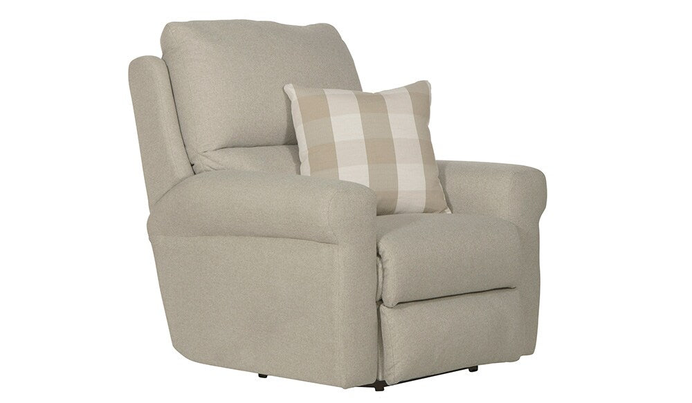 Catnapper - Westport Power Lay Flat Recliner in Cement/Linen - 612107160538253316 veiw 1