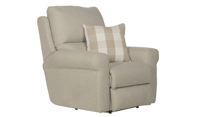 Catnapper - Westport Power Lay Flat Recliner in Cement/Linen - 612107160538253316 veiw 1