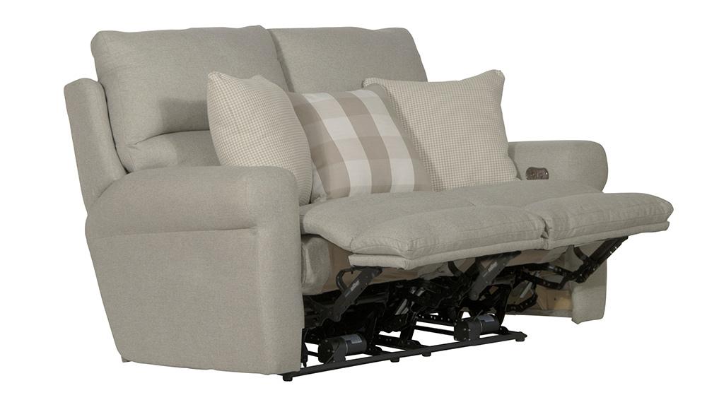 Catnapper - Westport Power Lay Flat Reclining Loveseat in Cement/Linen - 61212160538253316 veiw 2