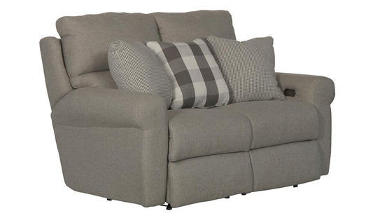 Catnapper - Westport Power Lay Flat Reclining Loveseat in Metal/Charcoal - 61212160558253358 veiw 1