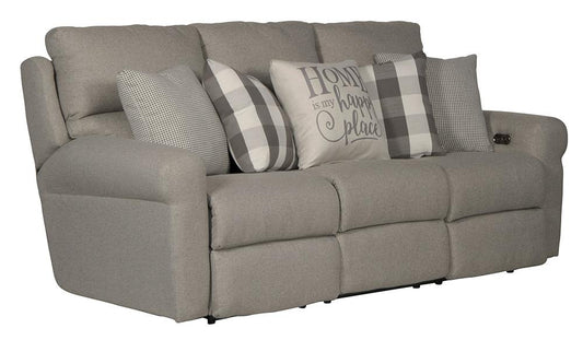 Catnapper - Westport Power Lay Flat Reclining Sofa in Metal/Charcoal - 61211160558253358 veiw 1