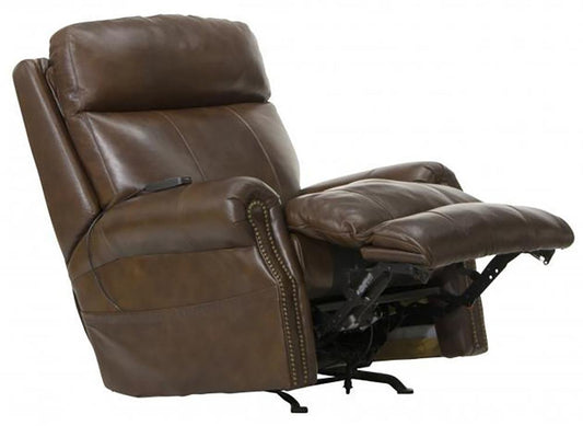 Catnapper - Vito Power Headrest Power Rocker Recliner w/CR3 Heat/Massage/Lumbar in Brown - 64540-2/1269-59/3069-59 veiw 2