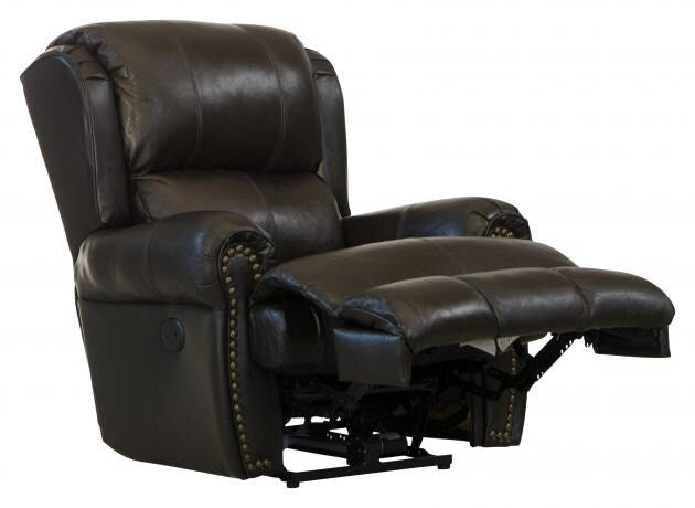 Catnapper - Duncan Power Deluxe Lay Flat Recliner in Chocolate - 64763-7/1283-09/3083-09 veiw 1