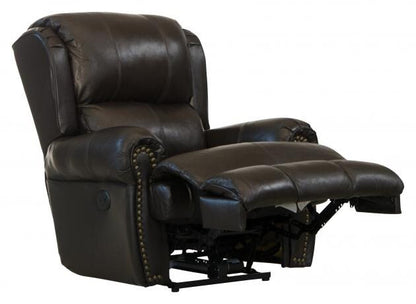 Catnapper - Duncan Power Deluxe Lay Flat Recliner in Chocolate - 64763-7/1283-09/3083-09 veiw 1