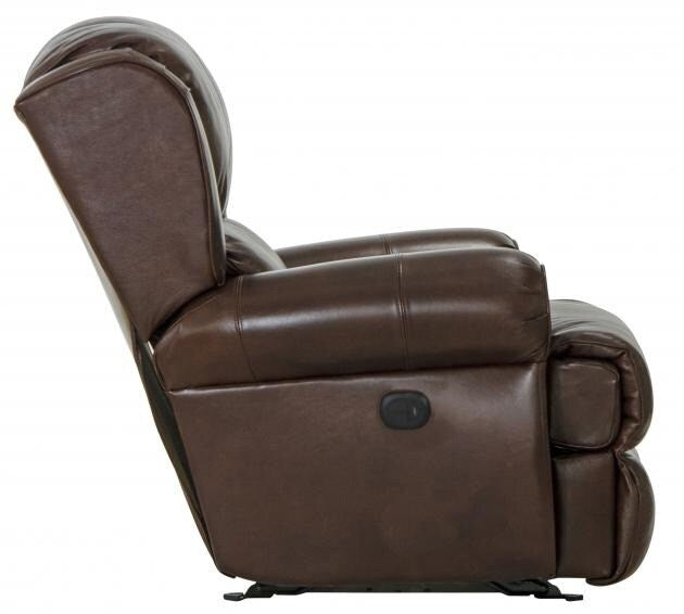 Catnapper - Duncan Power Deluxe Lay Flat Recliner in Walnut - 64763-7/1283-19/3083-19 veiw 4