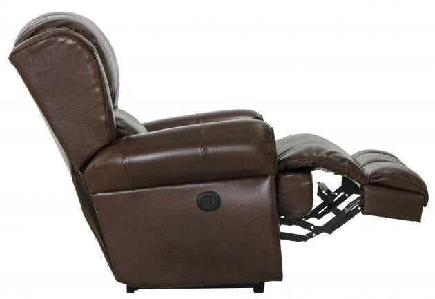 Catnapper - Duncan Power Deluxe Lay Flat Recliner in Walnut - 64763-7/1283-19/3083-19 veiw 5