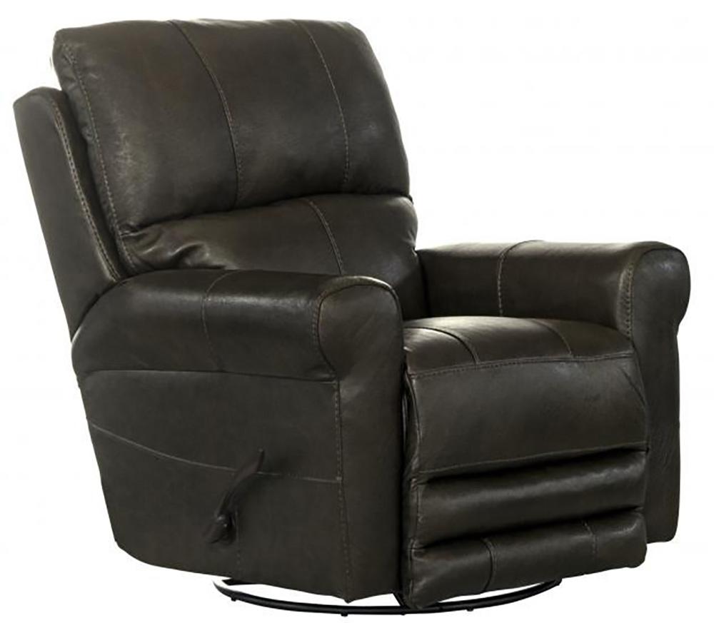 Catnapper - Hoffner Swivel Glider Recliner in Chocolate - 4766-5/1283-09/3083-09 veiw 3