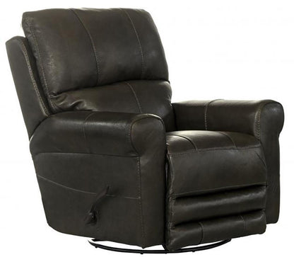 Catnapper - Hoffner Swivel Glider Recliner in Chocolate - 4766-5/1283-09/3083-09 veiw 3