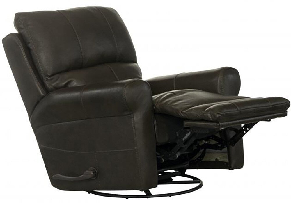 Catnapper - Hoffner Swivel Glider Recliner in Chocolate - 4766-5/1283-09/3083-09 veiw 4
