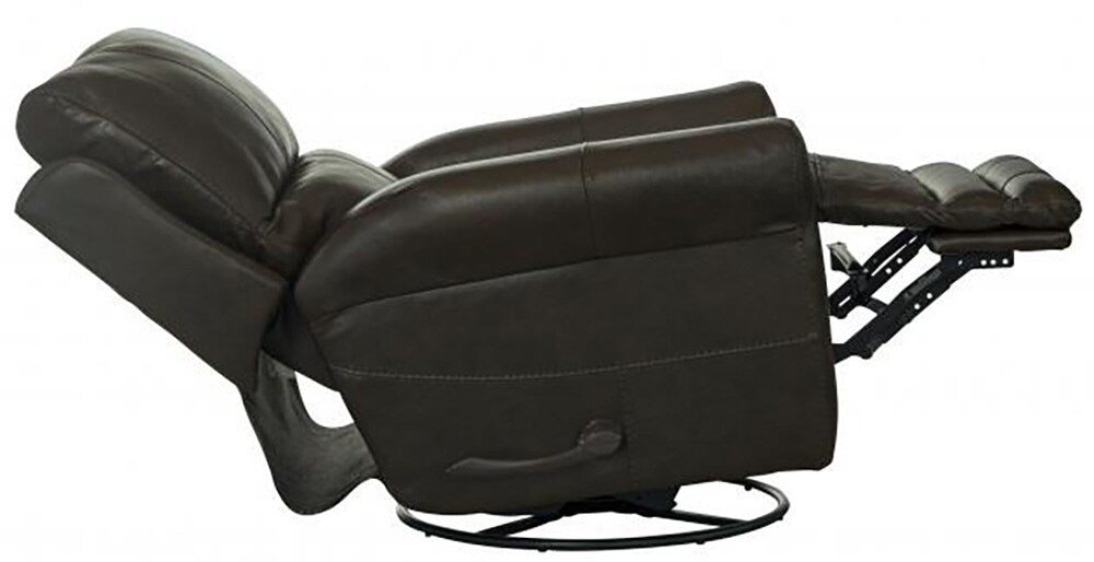 Catnapper - Hoffner Swivel Glider Recliner in Chocolate - 4766-5/1283-09/3083-09 veiw 9