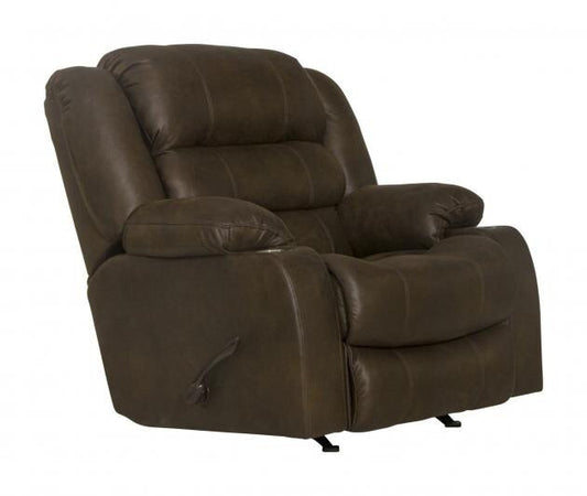 Catnapper - Beckley Rocker Recliner w/Dual Cupholders in Walnut - 33162117629127629 veiw 1