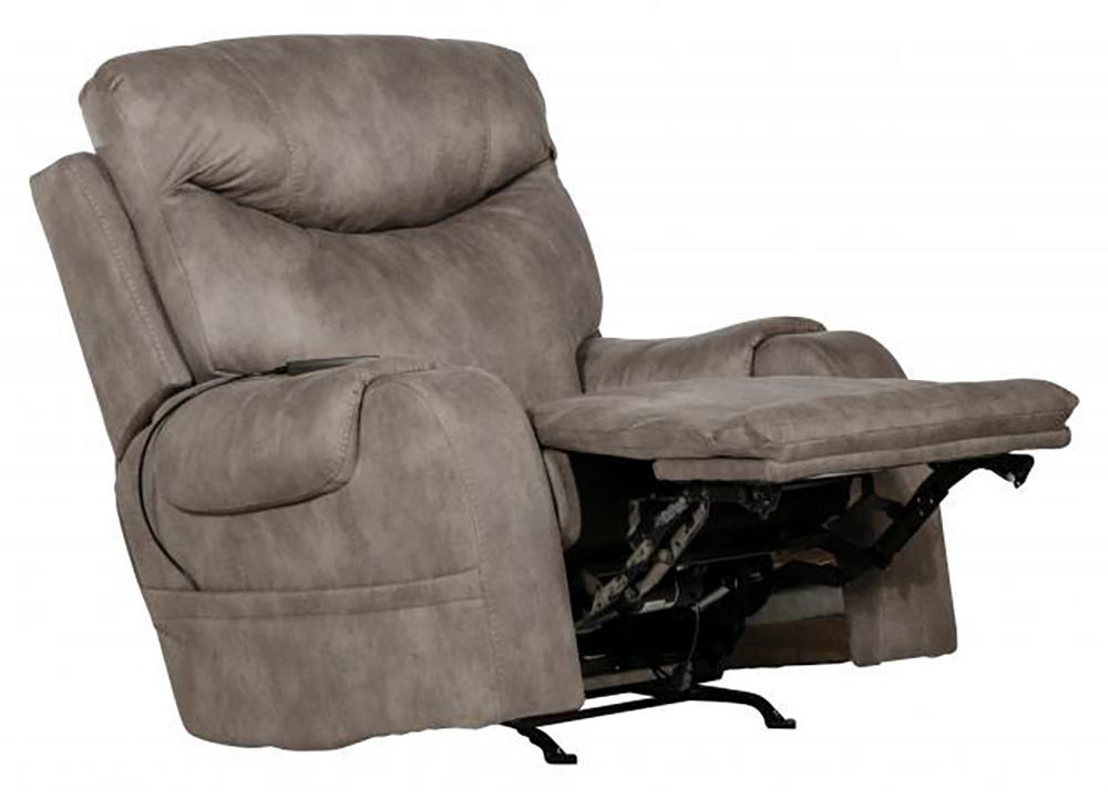 Catnapper - Recharger Power Headrest Power Rocker Recliner w/CR3 Heat/Massage/Lumbar in Charcoal - 64102-2/1428-68 veiw 2