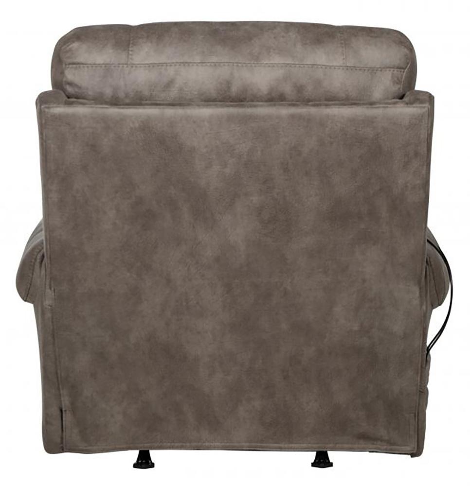 Catnapper - Recharger Power Headrest Power Rocker Recliner w/CR3 Heat/Massage/Lumbar in Charcoal - 64102-2/1428-68 veiw 3