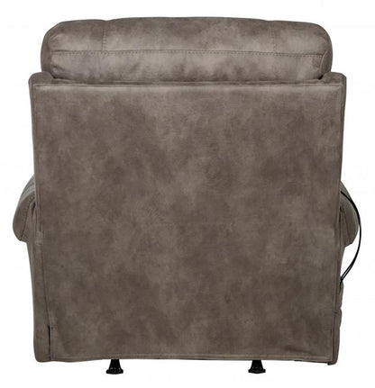 Catnapper - Recharger Power Headrest Power Rocker Recliner w/CR3 Heat/Massage/Lumbar in Charcoal - 64102-2/1428-68 veiw 3
