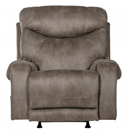 Catnapper - Recharger Power Headrest Power Rocker Recliner w/CR3 Heat/Massage/Lumbar in Charcoal - 64102-2/1428-68 veiw 4