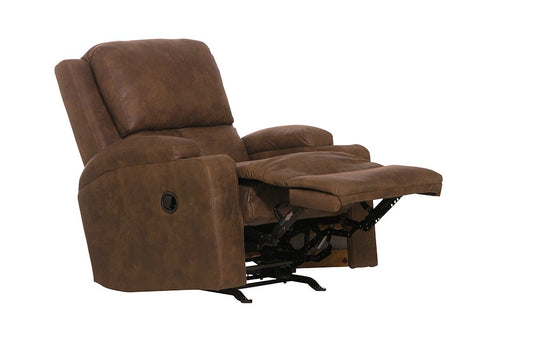 Catnapper - Kyle Rocker Recliner w/Dual Cupholders in Walnut - 4103-2/1429-59 veiw 1