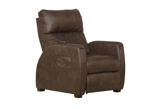 Catnapper - Relaxer Power Headrest Power Lay Flat Recliner w/CR3 Heat/Massage/Lumbar/Zero Gravity in Bark - 764106-7/1276-89/1417-89 veiw 1