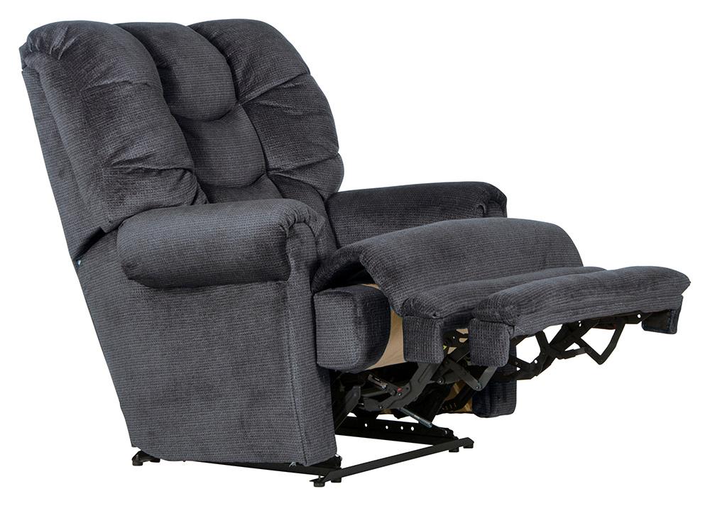 Catnapper - Malone Power Lay Flat Recliner w/ Extended Ottoman in Ink - 642577200823 veiw 1