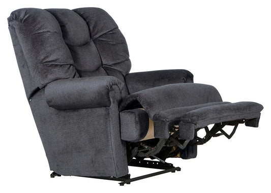 Catnapper - Malone Power Lay Flat Recliner w/ Extended Ottoman in Ink - 642577200823 veiw 1