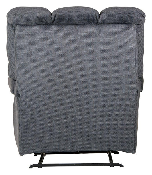 Catnapper - Malone Power Lay Flat Recliner w/ Extended Ottoman in Ink - 642577200823 veiw 2