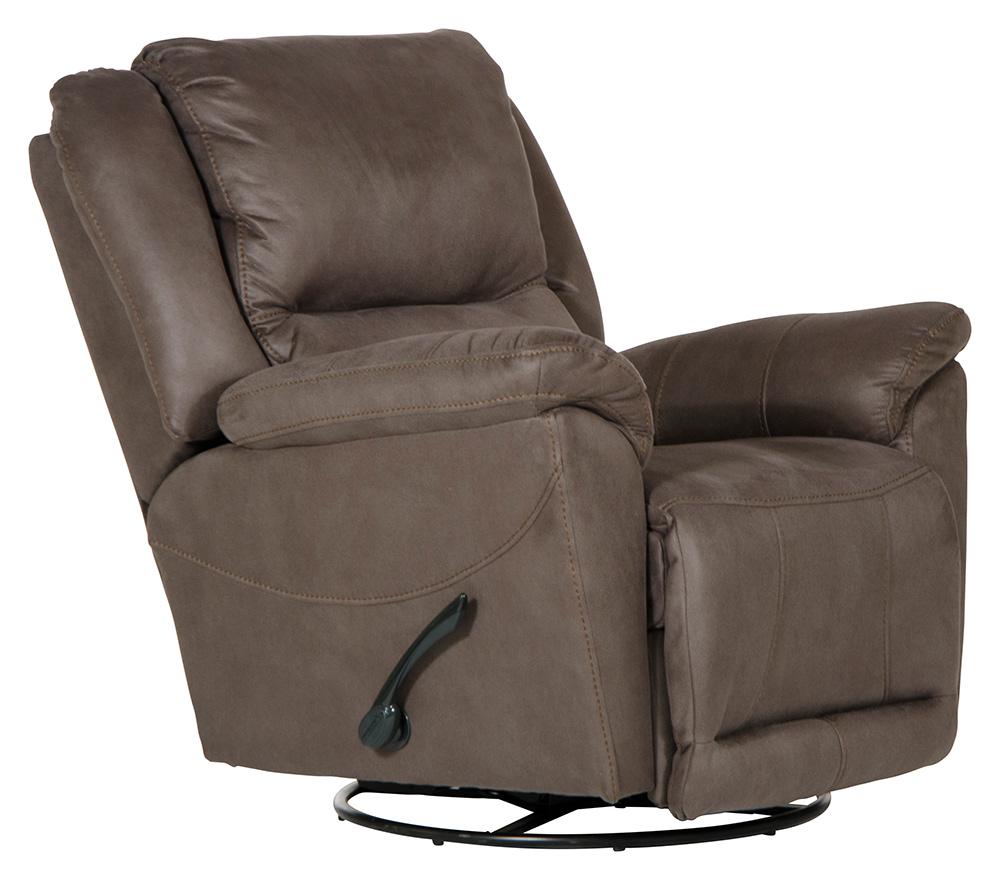 Catnapper - Cole Chaise Swivel Glider Recliner in Charcoal - 4566-5/1153-18/1253-18 veiw 1
