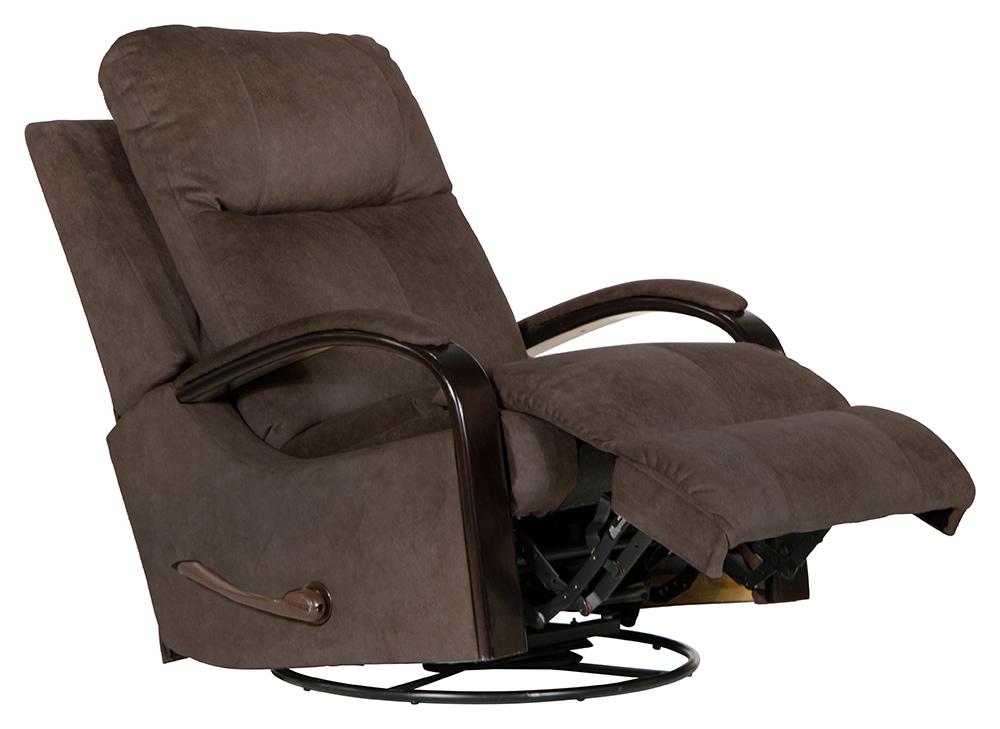 Catnapper - Niles Swivel Glider Recliner in Chocolate - 4703-5/2792-29 veiw 3