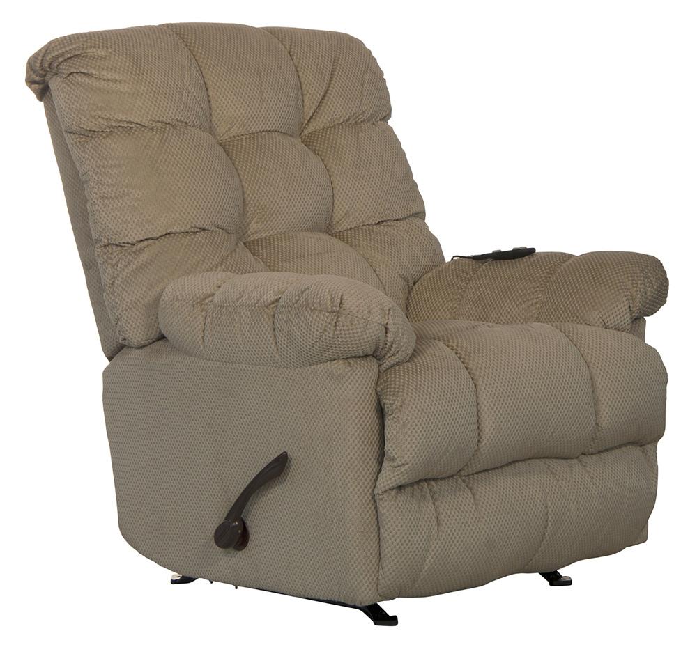 Catnapper - Nettles Chaise Rocker Recliner w/Deluxe Heat & Massage in Doe - 4737-2/1765-36 veiw 1