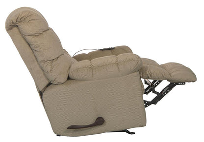 Catnapper - Nettles Chaise Rocker Recliner w/Deluxe Heat & Massage in Doe - 4737-2/1765-36 veiw 7