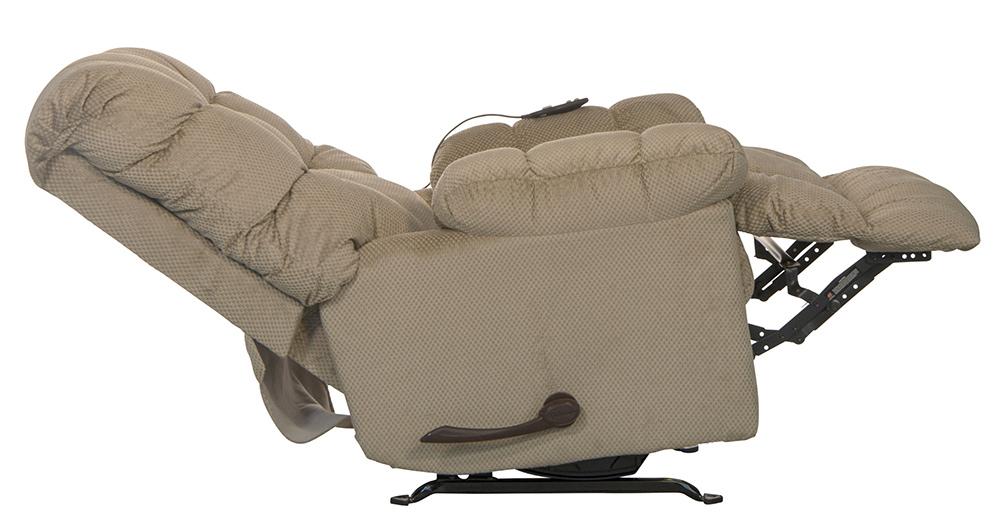 Catnapper - Nettles Chaise Rocker Recliner w/Deluxe Heat & Massage in Doe - 4737-2/1765-36 veiw 8