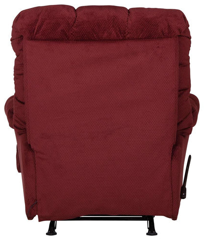 Catnapper - Nettles Chaise Rocker Recliner w/Deluxe Heat & Massage in Merlot - 4737-2/1765-40 veiw 6