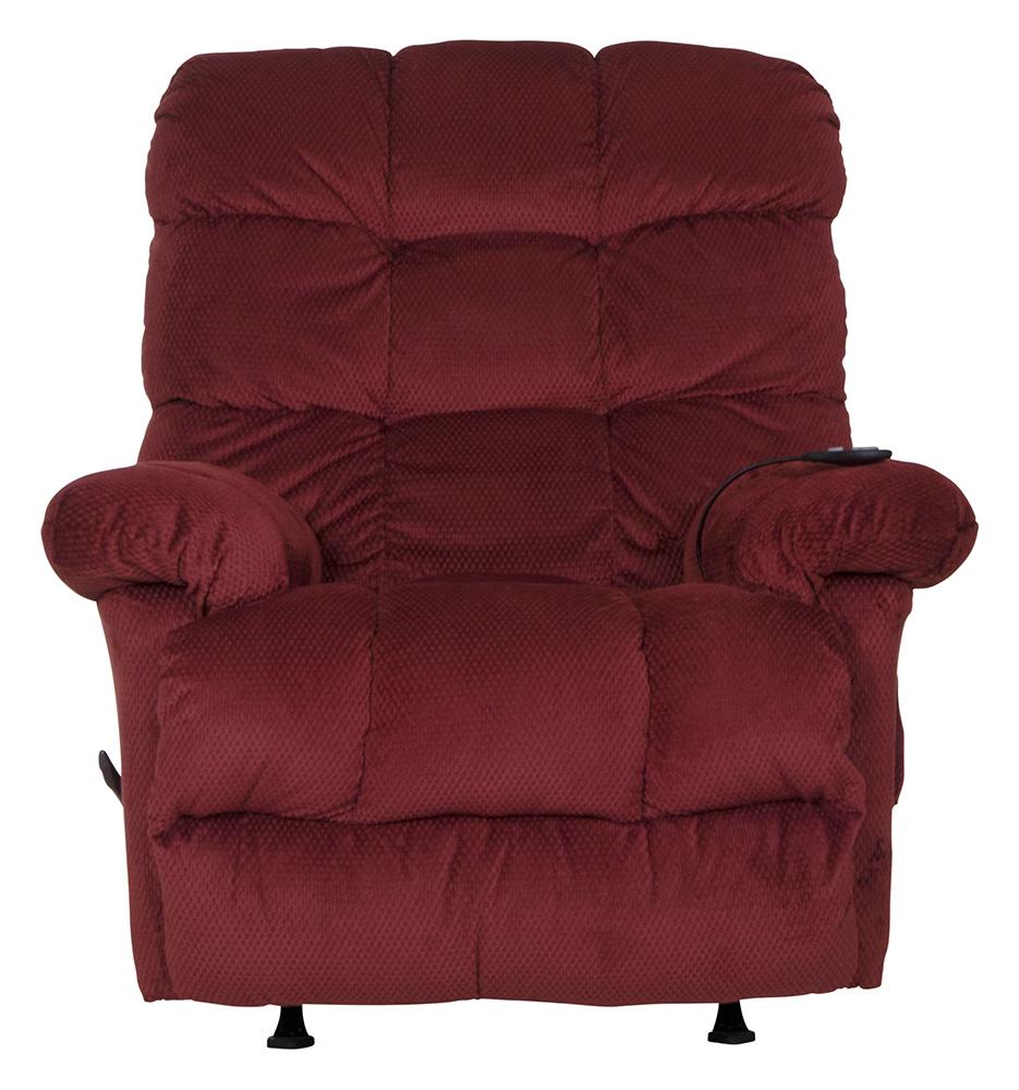 Catnapper - Nettles Chaise Rocker Recliner w/Deluxe Heat & Massage in Merlot - 4737-2/1765-40 veiw 7