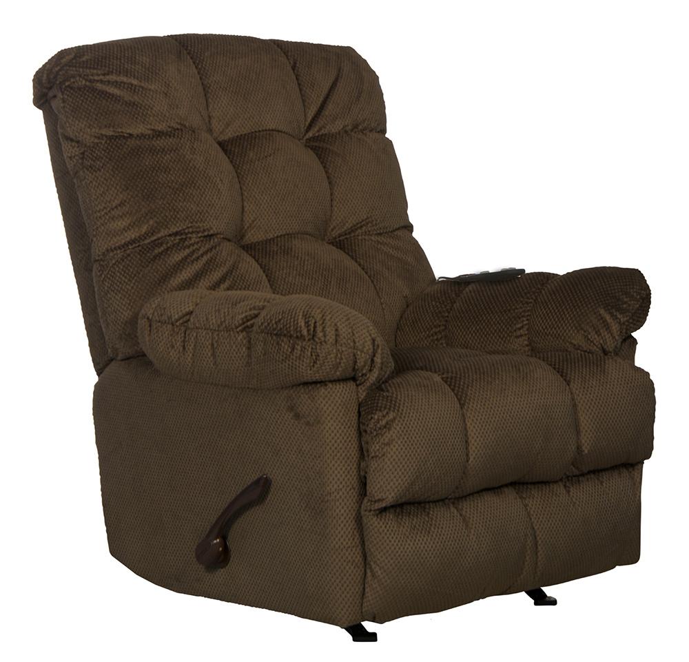 Catnapper - Nettles Chaise Rocker Recliner w/Deluxe Heat & Massage in Umber - 4737-2/1765-09 veiw 1