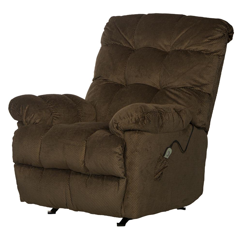 Catnapper - Nettles Chaise Rocker Recliner w/Deluxe Heat & Massage in Umber - 4737-2/1765-09 veiw 3