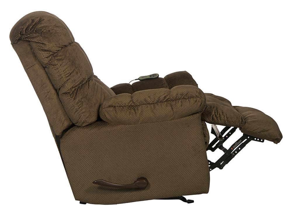 Catnapper - Nettles Chaise Rocker Recliner w/Deluxe Heat & Massage in Umber - 4737-2/1765-09 veiw 7
