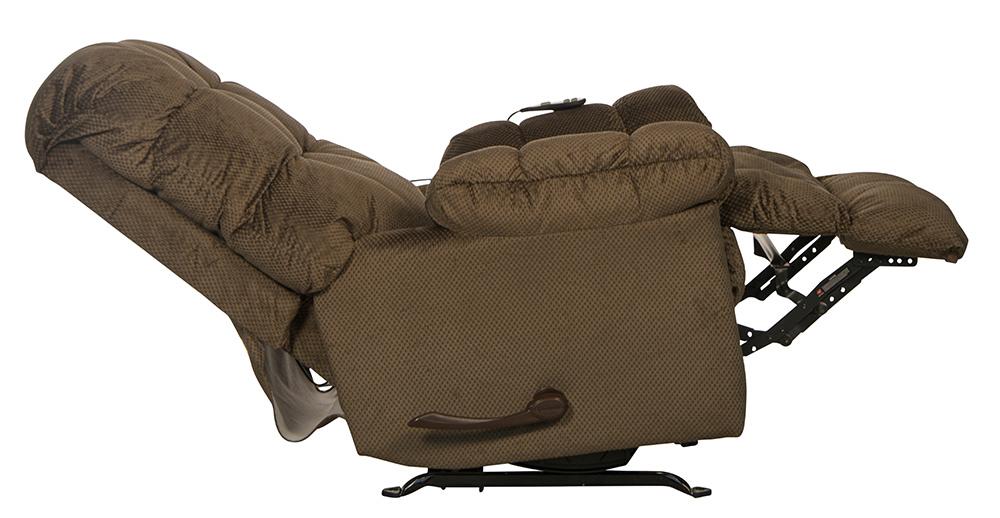 Catnapper - Nettles Chaise Rocker Recliner w/Deluxe Heat & Massage in Umber - 4737-2/1765-09 veiw 8