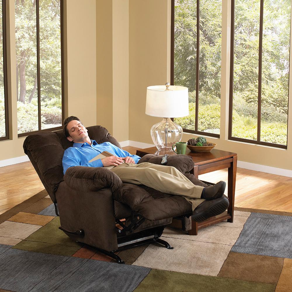 Catnapper - Nettles Chaise Rocker Recliner w/Deluxe Heat & Massage in Umber - 4737-2/1765-09 veiw 10