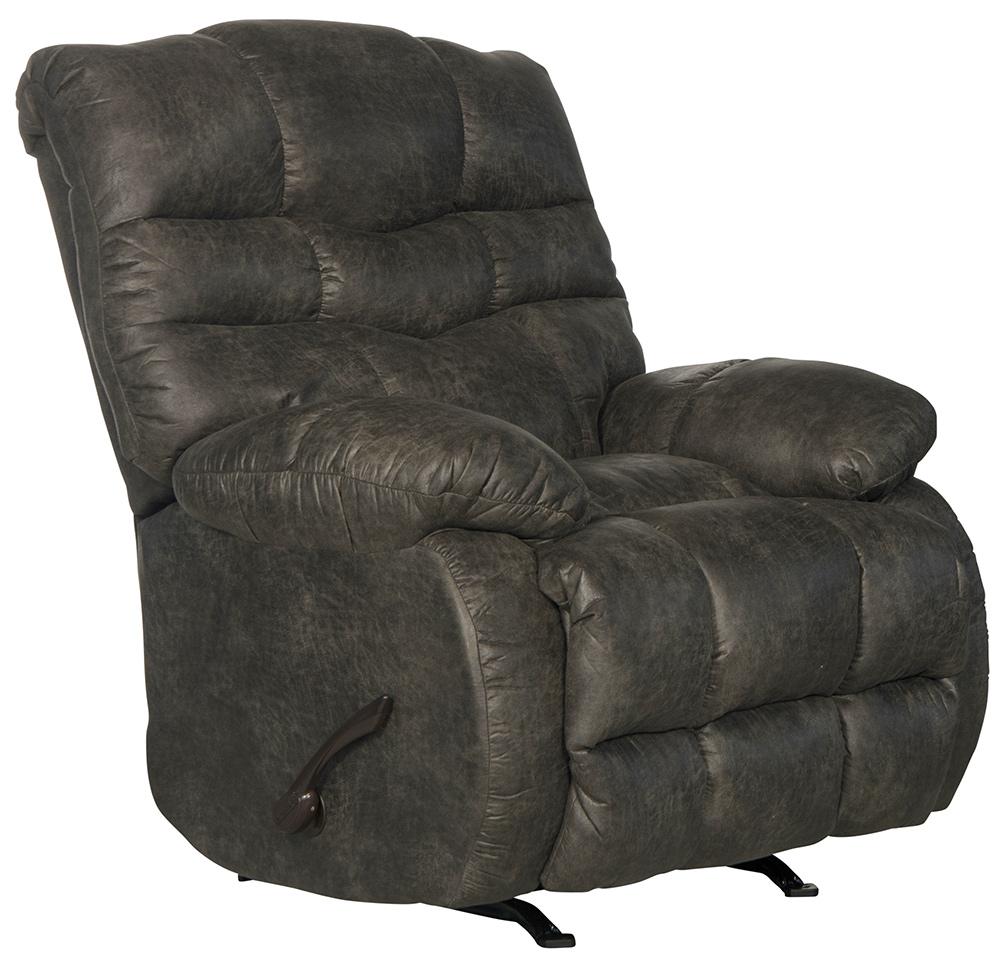 Catnapper - Berman Chaise Rocker Recliner in Steel - 4738-2/1227-28 veiw 1