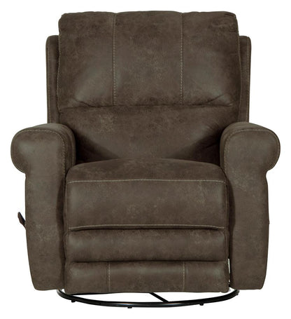 Catnapper - Maddie Swivel Glider Recliner in Ash - 4753-5/1304-56/3304-56 veiw 1