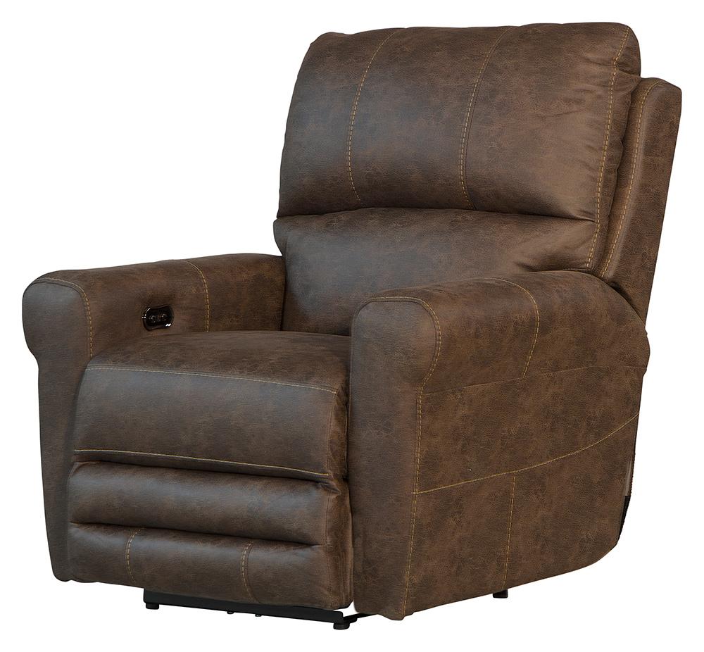 Catnapper - Maddie Power Wall Hugger Recliner w/USB Port in Tanner - 647534130459330459 veiw 1