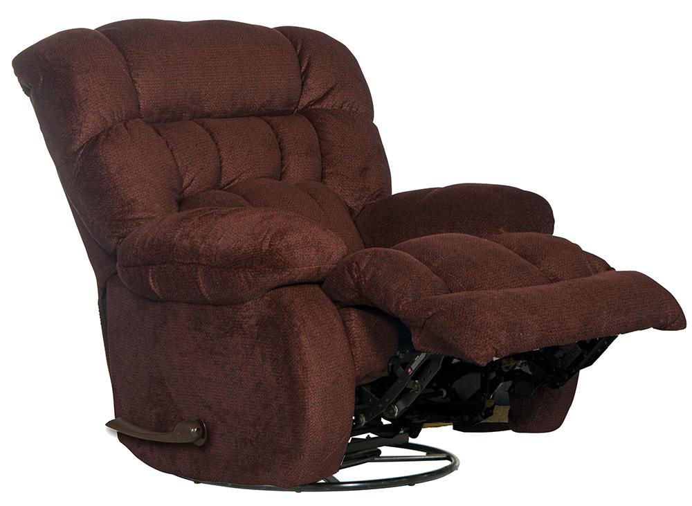 Catnapper - Daly Chaise Swivel Glider Recliner in Cranapple - 47655162214 veiw 1