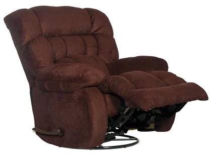 Catnapper - Daly Chaise Swivel Glider Recliner in Cranapple - 47655162214 veiw 1