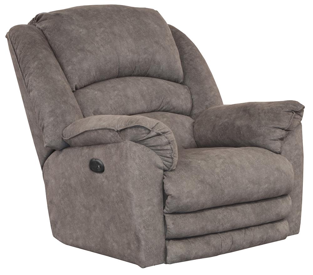 Catnapper - Rialto Power Lay Flat Recliner w/X-tra Comfort Footrest in Steel - 647757162838 veiw 1