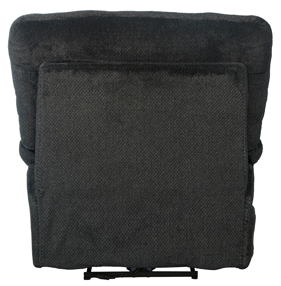 Catnapper - Sterling Power Headrest w/Lumbar Power Lay Flat Recliner w/Dual Heat & Massage in Pewter - 764788-7/1804-68 veiw 4