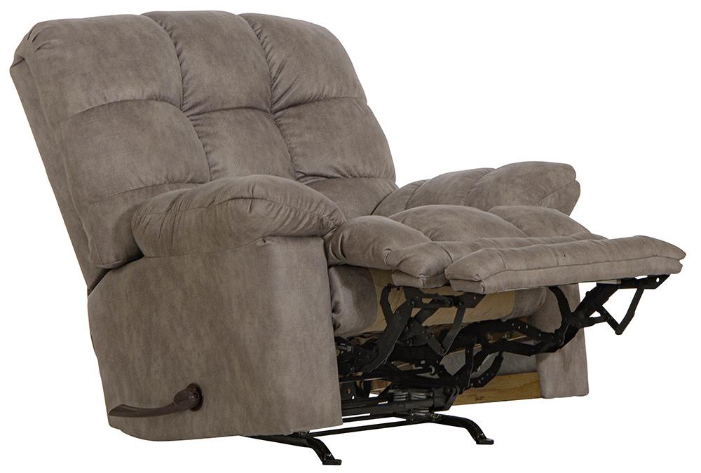 Catnapper - Machado Chaise Rocker Recliner w/Oversized X-tra Comfort Footrest in Charcoal - 4792-2/1428-68 veiw 1